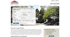 Desktop Screenshot of legend-realty.com